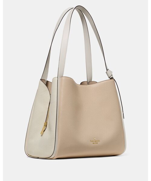 kate spade new york(ケイトスペード ニューヨーク)の「ノット カラーブロック ラージ キャリーオール(ショルダーバッグ・レディース・ホワイト・ONESIZE)」の5枚目の写真