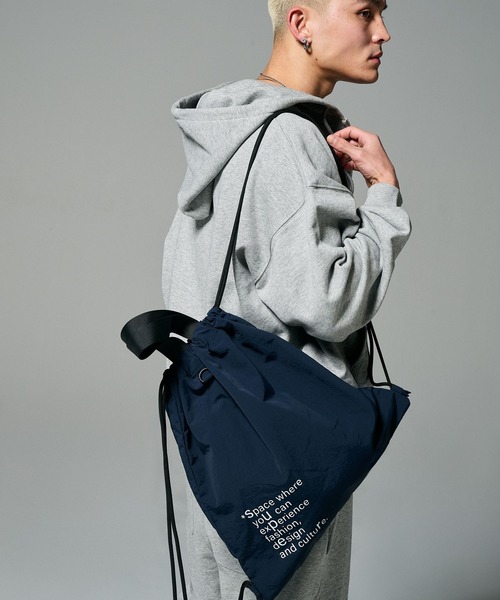 ALAND（エーランド）の「【UNISEX】ALAND／アソートナップサック（バックパック/リュック・レディース・ブラック/グレー/ネイビー・FREE）」の7枚目の写真