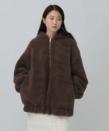 LEPSIM | リバーシブルボアフーディブルゾン 636141(ブルゾン)