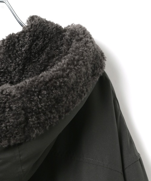 LEPSIM（レプシィム）の「リバーシブルボアフーディブルゾン　636141（ブルゾン・レディース・ブラウン/チャコールグレー/ブラック・FREE）」の21枚目の写真