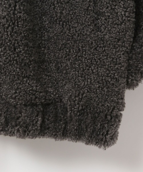 LEPSIM（レプシィム）の「リバーシブルボアフーディブルゾン　636141（ブルゾン・レディース・ブラウン/チャコールグレー/ブラック・FREE）」の15枚目の写真