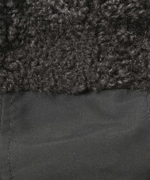 LEPSIM（レプシィム）の「リバーシブルボアフーディブルゾン　636141（ブルゾン・レディース・ブラウン/チャコールグレー/ブラック・FREE）」の11枚目の写真