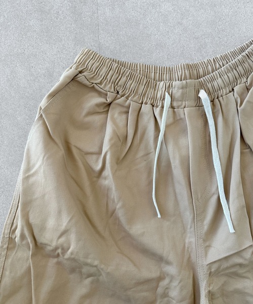 SHEPP(シープ)の「【26年春夏新作】ツイルワイドシルエットパンツ(チノパンツ・メンズ・ベージュ/ホワイト・M)」の20枚目の写真