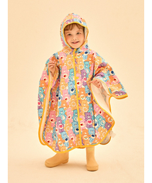 CAREBEARS（ケアベア）の「カラフルケアベアーズ ポンチョウィンドブレーカー（バッグセット）（レインコート/ポンチョ）」