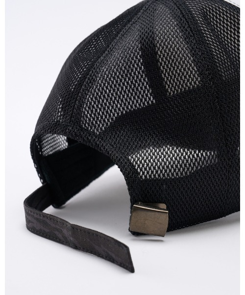 wjk（ダヴルジェイケイ）の「wave cut-off mesh cap（キャップ・メンズ・ブラック×ホワイト/ブラック・FREE）」の11枚目の写真