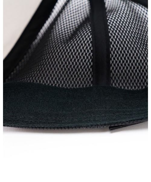 wjk（ダヴルジェイケイ）の「wave cut-off mesh cap（キャップ・メンズ・ブラック×ホワイト/ブラック・FREE）」の13枚目の写真