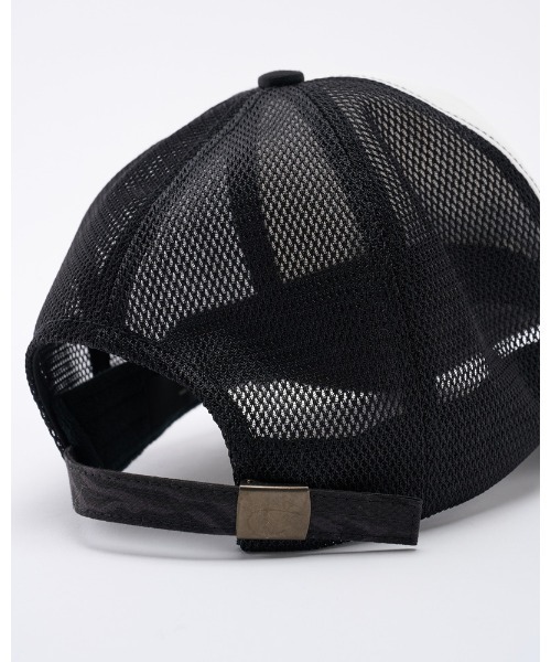 wjk（ダヴルジェイケイ）の「wave cut-off mesh cap（キャップ・メンズ・ブラック×ホワイト/ブラック・FREE）」の14枚目の写真