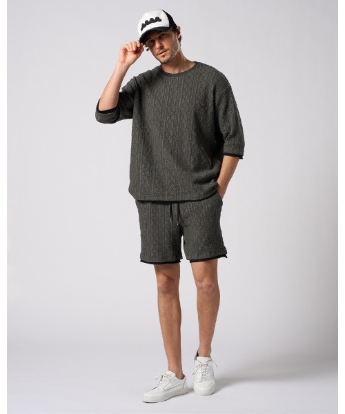 wjk（ダヴルジェイケイ）の「wave cut-off mesh cap（キャップ・メンズ・ブラック×ホワイト/ブラック・FREE）」の18枚目の写真