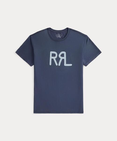 RRL(ダブル アール エル)の「RRL Ranch ロゴ Tシャツ(Tシャツ/カットソー・メンズ・ブルー・L/M/XL/XS/XXL/S)」の1枚目の写真