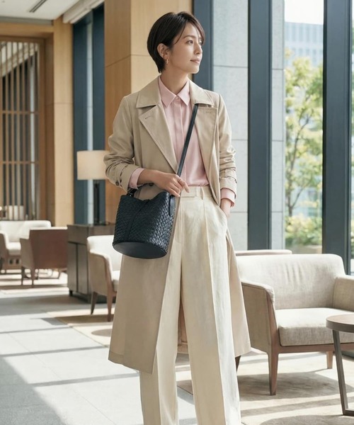 STYLE DELI(スタイルデリ)の「【DELI by】編み込みリアルレザーバケットバッグ(ショルダーバッグ・レディース・ブラック/ブラウン・FREE)」の9枚目の写真