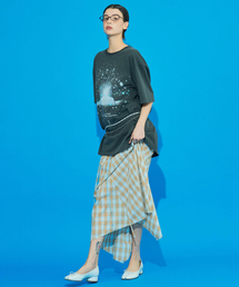 ETNA GLOW Tシャツ チャコール