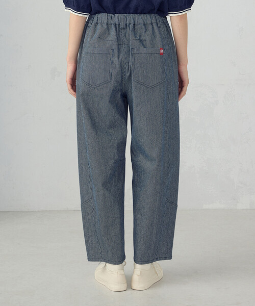 ONIGIRI(オニギリ)の「ヒッコリー/ツイル カービーパンツ(その他パンツ・レディース・ネイビー/アイボリー・FREE)」の14枚目の写真