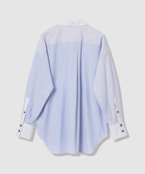 allureville（アルアバイル）の「クレイジーストライプシャツ（シャツ/ブラウス・レディース・ライトブルー/ピンク・2）」の18枚目の写真