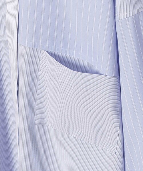 allureville（アルアバイル）の「クレイジーストライプシャツ（シャツ/ブラウス・レディース・ライトブルー/ピンク・2）」の21枚目の写真