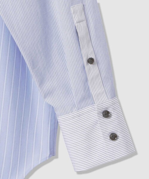 allureville（アルアバイル）の「クレイジーストライプシャツ（シャツ/ブラウス・レディース・ライトブルー/ピンク・2）」の22枚目の写真