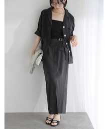 La TOTALITE | 【洗える】リネン混タイトスカート(スカート)