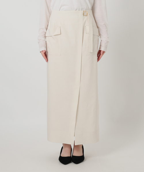 La TOTALITE(ラトータリテ)の「【洗える】リネン混タイトスカート(スカート・レディース・ブラック/アイボリー/スカイブルー・36/38)」の22枚目の写真