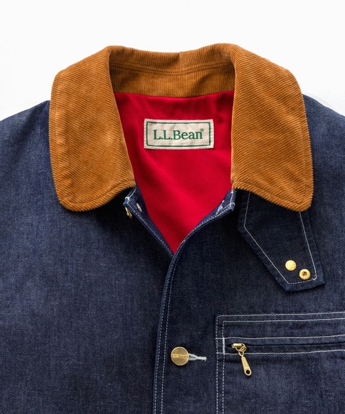L.L.Bean(エルエルビーン)の「【JAPAN EDITION】ビーンズ・デニム・フィールド・コート(デニムジャケット・メンズ・ダークインディゴブルー・LARGE/MEDIUM/SMALL)」の6枚目の写真