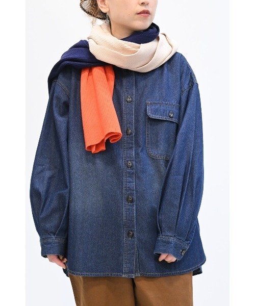 HEART MARKET(ハートマーケット)の「配色リブニットストール(ストール/ショール・レディース・その他4/その他5/その他3/その他2/その他1・FREE)」の5枚目の写真