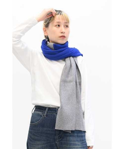 HEART MARKET(ハートマーケット)の「配色リブニットストール(ストール/ショール・レディース・その他4/その他5/その他3/その他2/その他1・FREE)」の9枚目の写真