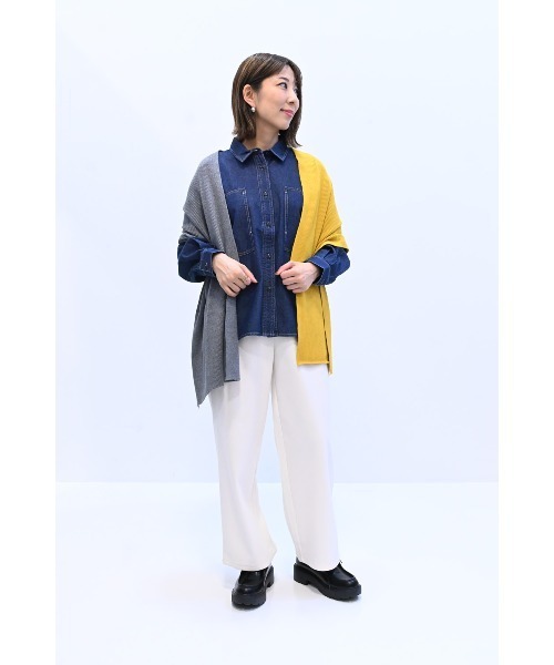 HEART MARKET(ハートマーケット)の「配色リブニットストール(ストール/ショール・レディース・その他4/その他5/その他3/その他2/その他1・FREE)」の12枚目の写真