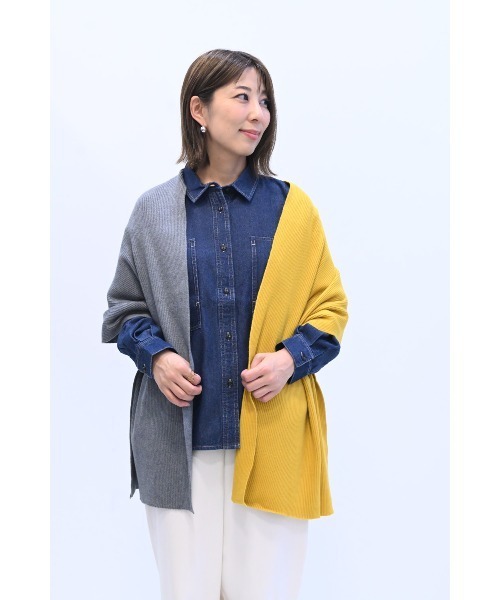 HEART MARKET(ハートマーケット)の「配色リブニットストール(ストール/ショール・レディース・その他4/その他5/その他3/その他2/その他1・FREE)」の15枚目の写真