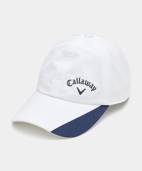 Callaway（キャロウェイ）の「キャロウェイ  レインキャップ（キャップ・レディース・ネイビー/ホワイト・FREE）」の2枚目の写真
