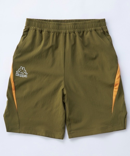 Kappa(カッパ)の「メッシュ切り替えハーフパンツ(その他パンツ・キッズ・ブラック/ブルー/カーキ・130/140/160/150)」の1枚目の写真