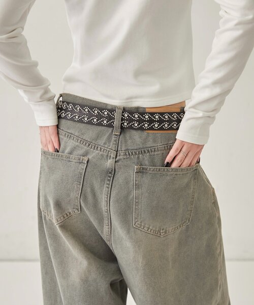 WHO'S WHO gallery（フーズフーギャラリー）の「ビジュベルト（ベルト・レディース・ブラック・FREE）」の3枚目の写真