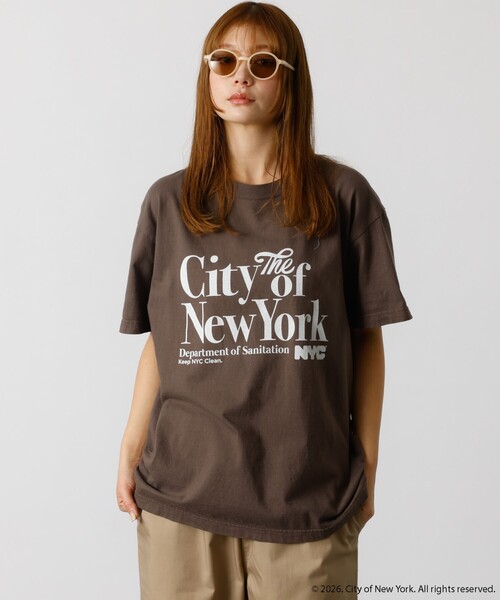 GOOD ROCK SPEED（グッドロックスピード）の「【GOOD ROCK SPEED / グッドロックスピード】NYC/ NewYork City/Tシャツ/ユニセックス（Tシャツ/カットソー・メンズ・ホワイト/ライトブルー/ブラック/ブラウン・XL/L/M）」の3枚目の写真