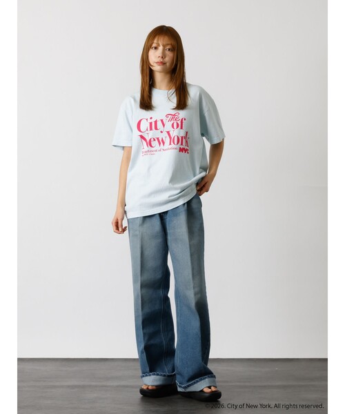 GOOD ROCK SPEED（グッドロックスピード）の「【GOOD ROCK SPEED / グッドロックスピード】NYC/ NewYork City/Tシャツ/ユニセックス（Tシャツ/カットソー・メンズ・ホワイト/ライトブルー/ブラック/ブラウン・XL/L/M）」の21枚目の写真