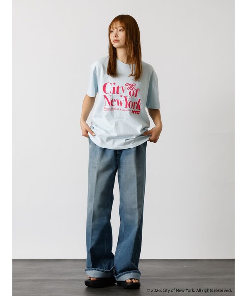 GOOD ROCK SPEED（グッドロックスピード）の「【GOOD ROCK SPEED / グッドロックスピード】NYC/ NewYork City/Tシャツ/ユニセックス（Tシャツ/カットソー・メンズ・ホワイト/ライトブルー/ブラック/ブラウン・XL/L/M）」の22枚目の写真