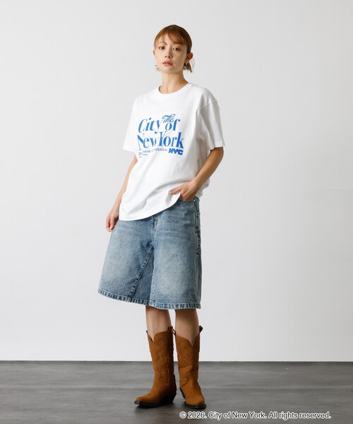 GOOD ROCK SPEED（グッドロックスピード）の「【GOOD ROCK SPEED / グッドロックスピード】NYC/ NewYork City/Tシャツ/ユニセックス（Tシャツ/カットソー・メンズ・ホワイト/ライトブルー/ブラック/ブラウン・XL/L/M）」の18枚目の写真