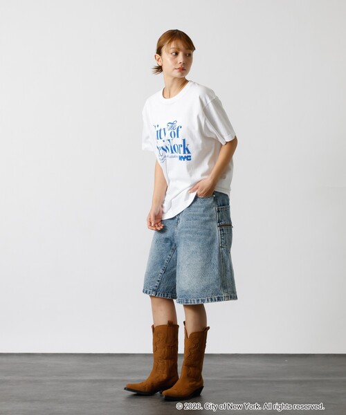GOOD ROCK SPEED（グッドロックスピード）の「【GOOD ROCK SPEED / グッドロックスピード】NYC/ NewYork City/Tシャツ/ユニセックス（Tシャツ/カットソー・メンズ・ホワイト/ライトブルー/ブラック/ブラウン・XL/L/M）」の19枚目の写真