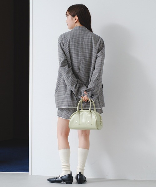 セール】【セットアップ対応】ピコレースチェックジャケット