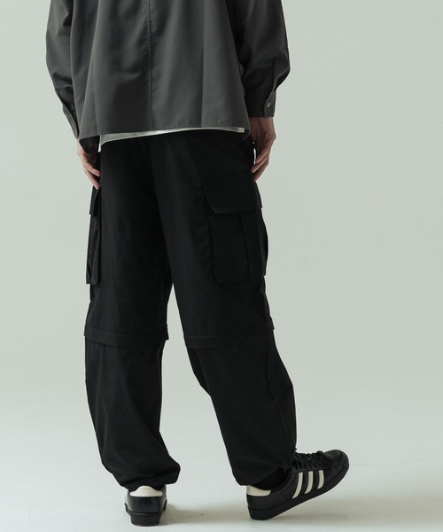 SLICK（スリック）の「【SLICK/スリック】T/C Weather Detachable Cargo Pants/TCウェザーデタッチャブルカーゴパンツ/2WAY（カーゴパンツ・メンズ・ブラック/オリーブ・1/3/2）」の8枚目の写真