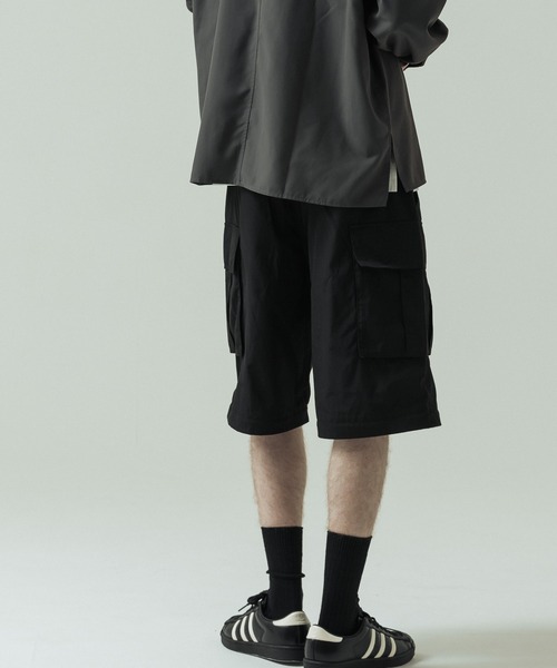 SLICK（スリック）の「【SLICK/スリック】T/C Weather Detachable Cargo Pants/TCウェザーデタッチャブルカーゴパンツ/2WAY（カーゴパンツ・メンズ・ブラック/オリーブ・1/3/2）」の12枚目の写真