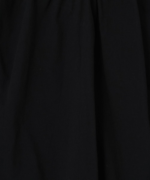 BAYFLOW（ベイフロー）の「スキッパーボイルブラウス（シャツ/ブラウス・レディース・ブラック/オフホワイト・FREE）」の3枚目の写真