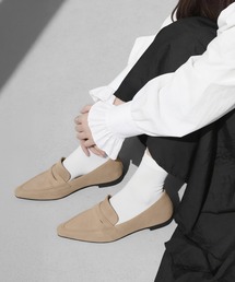 MAMIAN | スクエアトゥローファー(ローファー)