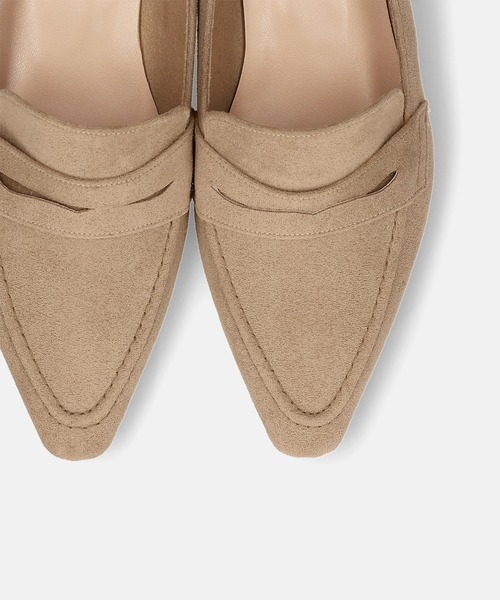 MAMIAN(マミアン)の「スクエアトゥローファー(ローファー・レディース・ブラック/ブラック系その他/シルバー/ベージュ・22.5cm/23.0cm/23.5cm/24.0cm/24.5cm/25.0cm)」の10枚目の写真