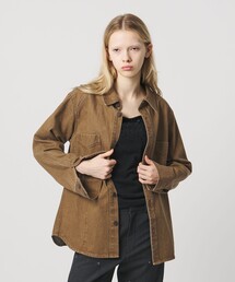 ATTISESSION | ＜ATTISESSION＞ブラウン デニム シャツ(シャツ/ブラウス)