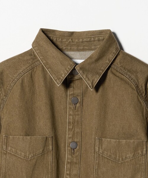 ATTISESSION(アティセッション)の「<ATTISESSION>ブラウン デニム シャツ(シャツ/ブラウス・レディース・ブラウン系・38/36)」の6枚目の写真