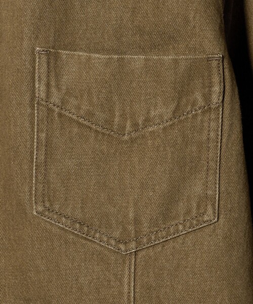 ATTISESSION(アティセッション)の「<ATTISESSION>ブラウン デニム シャツ(シャツ/ブラウス・レディース・ブラウン系・38/36)」の9枚目の写真