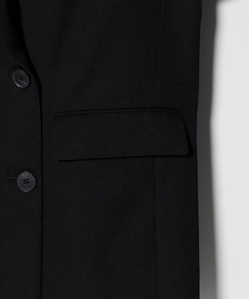 UNITED ARROWS（ユナイテッドアローズ）の「ギャバジン ジャケット（テーラードジャケット・レディース・ブラック・38/36）」の5枚目の写真