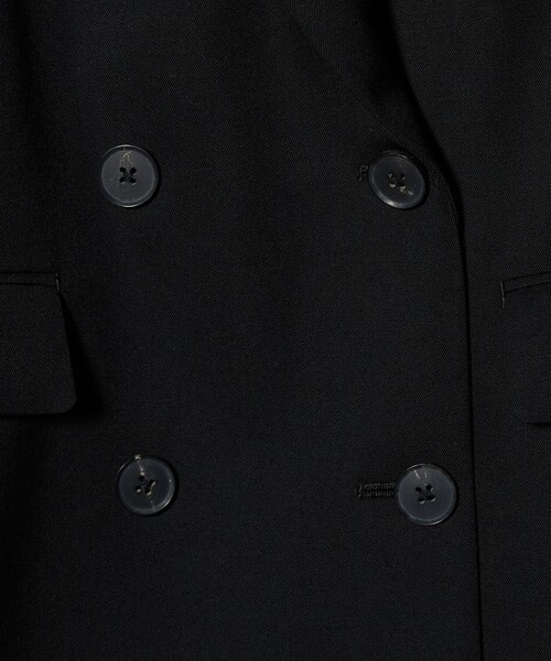 UNITED ARROWS（ユナイテッドアローズ）の「ギャバジン ジャケット（テーラードジャケット・レディース・ブラック・38/36）」の6枚目の写真