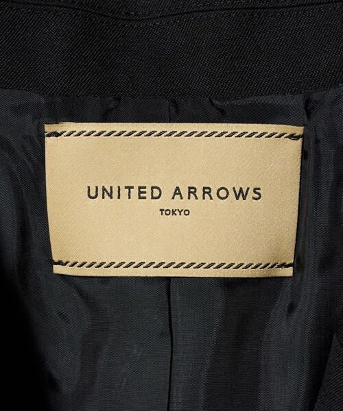 UNITED ARROWS（ユナイテッドアローズ）の「ギャバジン ジャケット（テーラードジャケット・レディース・ブラック・38/36）」の9枚目の写真