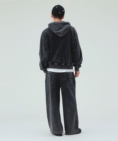 BEAMS HEART(ビームスハート)の「【7/9値下げ】スノー ウォッシュ ワイド スウェット パンツ(スウェットパンツ・メンズ・ブラック/ベージュ・SMALL/MEDIUM/LARGE)」の11枚目の写真