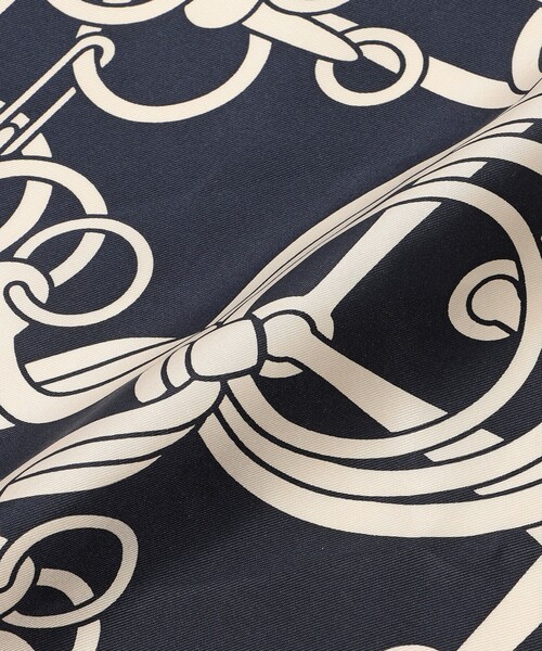 MACKINTOSH LONDON（マッキントッシュ ロンドン）の「【eclat5月号掲載】【Diamond Shape Scarf/ダイヤモンドシェイプスカーフ】ハーネスモチーフダイヤモンドシェイプスカーフ（バンダナ/スカーフ・レディース・ネイビー/ピンク/グレー系その他・FREE）」の12枚目の写真