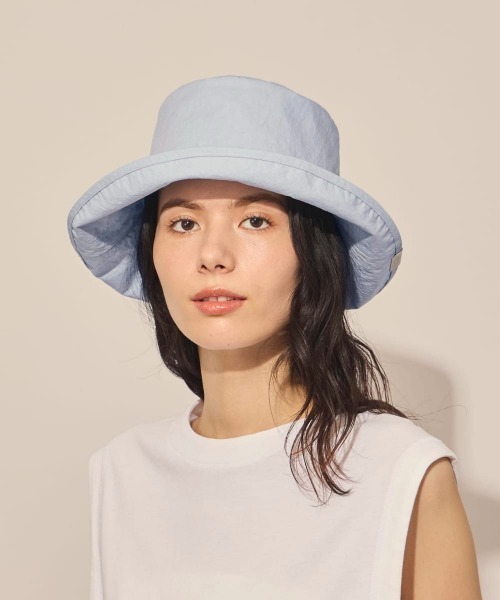 arth（アース）の「arth  Sunny Dry Bucket / アース（ハット・レディース・ホワイト/グリーン/ネイビー/ブルー・M/57.5cm）」の4枚目の写真