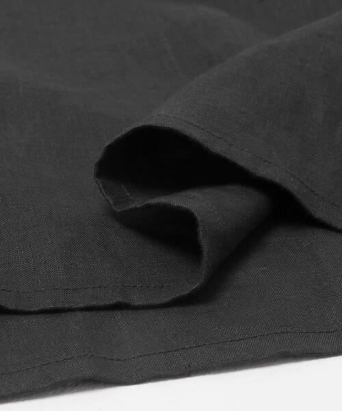 かぐれ（カグレ）の「リネンフリルカラーシャツ（シャツ/ブラウス・レディース・オフホワイト/ブラック/ライトグレー・FREE）」の7枚目の写真